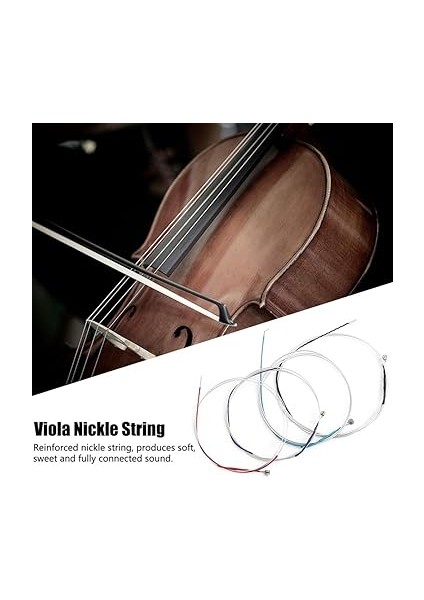 Profesyonel Viola Strings V70 Long Alaşım Saite Tatlı ve Uyumlu Ses Için Ideal Müzik Enstrümanı Aksesuarları Viyola Oyuncuları modelleri