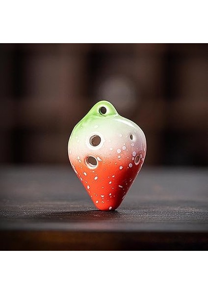 Çilek Okarina 6 Delikli, Çilek Okarinalar, Okarina Çocuk, Okarina Enstrümanı, Mini Okarina, Okarina 6 Delikli Çocuk, Çocuklar Için Hediye indirimleri