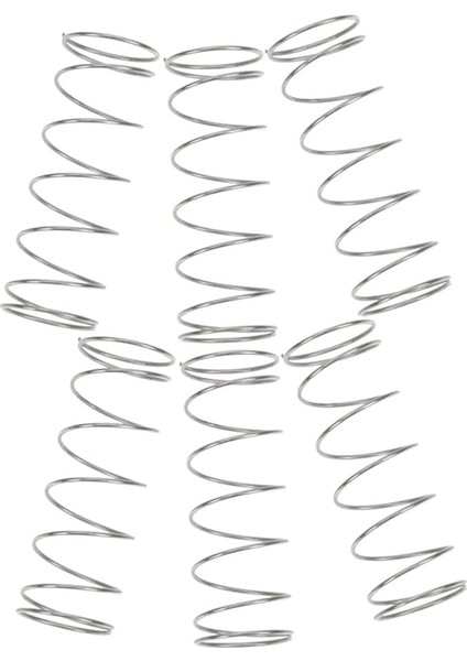 6 Adet Dayanıklı Paslanmaz Çelik Trompet Yayları Taşınabilir Trompet Aksesuarları ile Düğmesi Yedek Parçaları