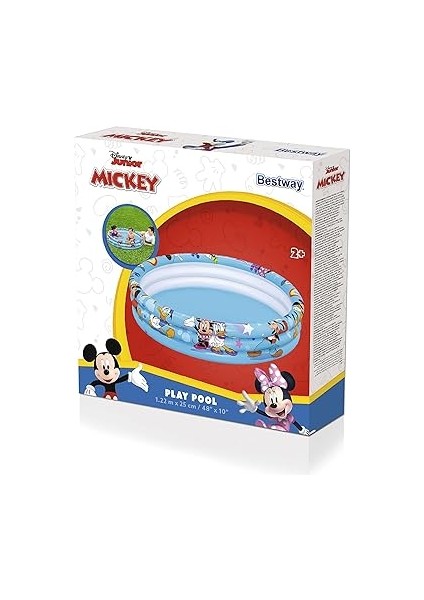 Disney Junior Mickey - Friends Çocuk Havuzu, Çap 122 x 25 Cm, Yuvarlak modelleri