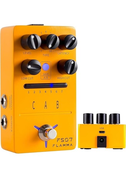 FS08 FS07 FS06 FS05 FS03 FS02 FS01 Reverb, Gitar Efekt Pedalı 7 Saklanabilir Yuvaları 11 Modülasyon Efektleri True Bypass (FS07) Için Gitar Pedalı