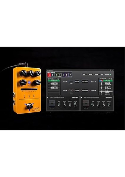 FS08 FS07 FS06 FS05 FS03 FS02 FS01 Reverb, Gitar Efekt Pedalı 7 Saklanabilir Yuvaları 11 Modülasyon Efektleri True Bypass (FS07) Için Gitar Pedalı fırsatları