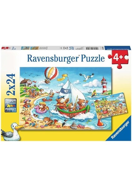 2X24 Parça Yapboz Seaside Holiday