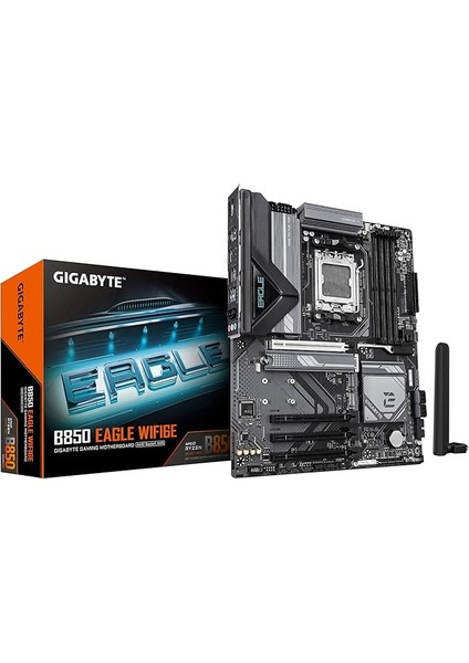 B850 Eagle WIFI6E LGA1851 Ddr5 7600MHZ(OC) Pcıe 5.0 M.2 Nvme Wifi 6e 2.5gbe Lan Atx Anakart
