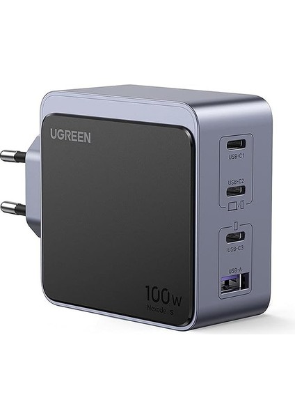Nexode Air 100W 4-Port Gan Fast Charger Eu Hızlı Şarj Adaptörü