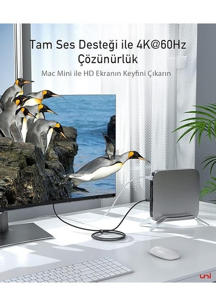 USB C Displayport Kablosu (4K@60Hz, 2K@165Hz), Type C Thunderbolt 3/4 - Dp Kablosu, Mst'yi Destekler, Freesync.1.8m Naylon Kablo ve Alüminyum Muhafaza. M1/2 MacBook Pro/air, iPad Pro, Xps Vb. Için modelleri