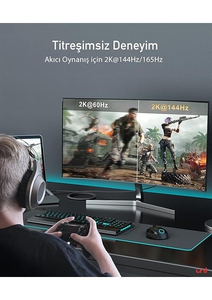 USB C Displayport Kablosu (4K@60Hz, 2K@165Hz), Type C Thunderbolt 3/4 - Dp Kablosu, Mst'yi Destekler, Freesync.1.8m Naylon Kablo ve Alüminyum Muhafaza. M1/2 MacBook Pro/air, iPad Pro, Xps Vb. Için fırsatları