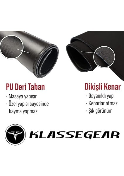 Classic Mouse Pad, Dikişli Kenar, Kaymaz Taban, Büyük Boy Pürüzsüz Yüzey, Baskısız Ofis Tipi Masa Koruyucu, Ergonomik Mouse Ped (90X40 cm - Xx Large, Siyah) modelleri