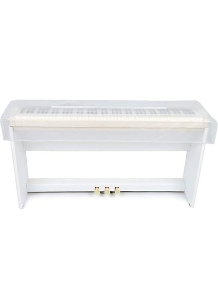 Şeffaf Eziyet Kumlu Piyano Kapağı Dijital Piyano Klavye Toz Geçirmez ve Su Geçirmez Kapak