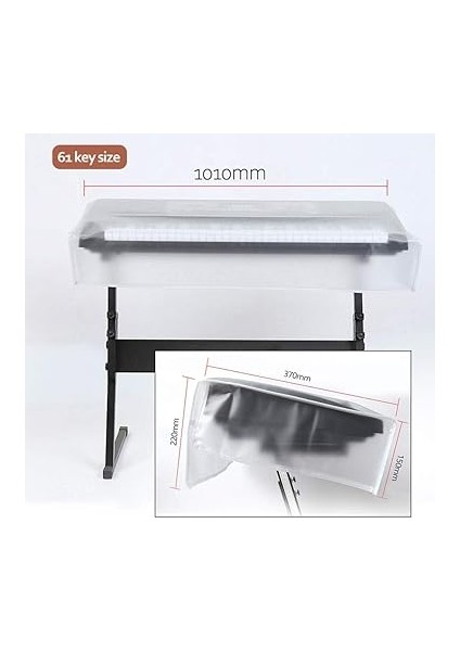 Şeffaf Eziyet Kumlu Piyano Kapağı Dijital Piyano Klavye Toz Geçirmez ve Su Geçirmez Kapak fiyatları