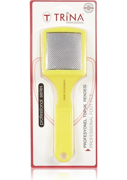 Sarı Plastik Saplı Topuk Rendesi