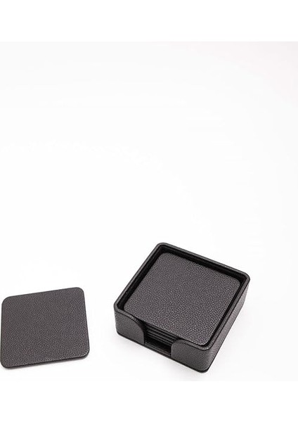 Office Deri Bardak Altlığı Seti Siyah fiyatları