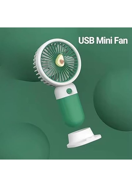 Vantilatör, Şarjlı Masaüstü Vantilatör, Taşınabilir 8000 Rpm El Fanı, Ergonoik Tasarım, Sessiz Çalışma, Soğutucu Mini El Fanı, El Tipi ve Masaüstü Kullanım modelleri