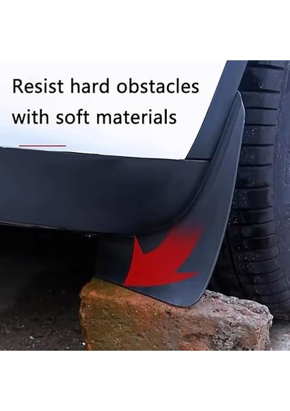 Parça) Li Parts Tesla Model Y Çift Materyalli Çamurluk, Tesla Model Y Çamur Paçalığı, Tesla Eski Kasa Model Y ile Uyumludur fırsatları