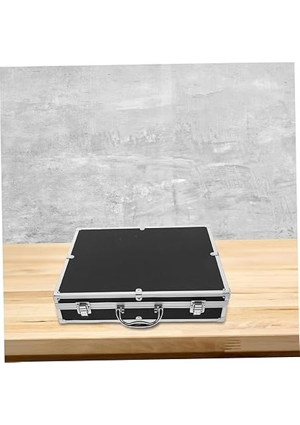 El Tipi Mikrofon Taşıma Çantası: Mikrofon ve Kabloları Saklamak Için Çoklu Yuvalara Sahip Alüminyum Saklama Kutusu - Mikrofon Aksesuarları Kutusu fırsatları