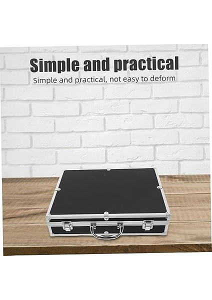 El Tipi Mikrofon Taşıma Çantası: Mikrofon ve Kabloları Saklamak Için Çoklu Yuvalara Sahip Alüminyum Saklama Kutusu - Mikrofon Aksesuarları Kutusu indirimleri