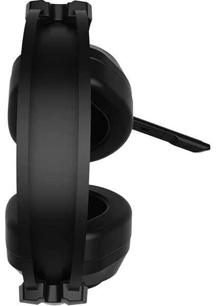 HT405 3.5mm Jack+Usb Kulak Üstü Rgb LED Aydınlatmalı Konforlu Kulak Yastıkları 50MM Hassas 100DB Ses Sürücüleri Askılı Kafa Bandı Profesyonel Tip Kablolu Mikrofonlu Oyuncu Kulaklığı Siyah indirimleri