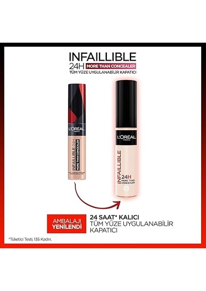 Paris Infaillible Tüm Yüze Uygulanabilir Kapatıcı 322 Ivory fırsatları