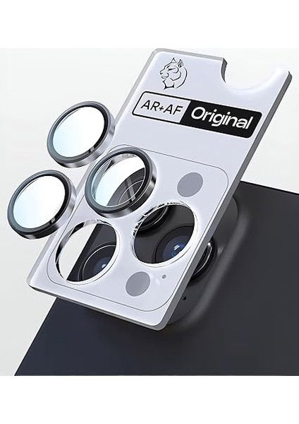 iPhone 17 Pro/17 Promax/16 Pro/16 Pro Max 15 Pro/15 Pro Max Safir Kamera Lens Koruyucu Hd Kalite, Alüminyum Alaşım Çerçeve, Kolay Kurulum, Güçlü Yapışma,çubuk Sökme Aparatlı, Siyah fiyatları