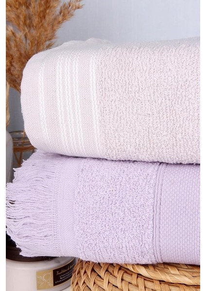 %100 Pamuk 2'li Renkli 50X70 El/yüz Havlu Seti Bej fiyatları