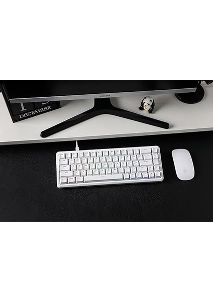 AK680 Max He Kablolu Manyetik Switch Klavye - 8000Hz - 0.125MS (AK680 Max He - Beyaz) modelleri