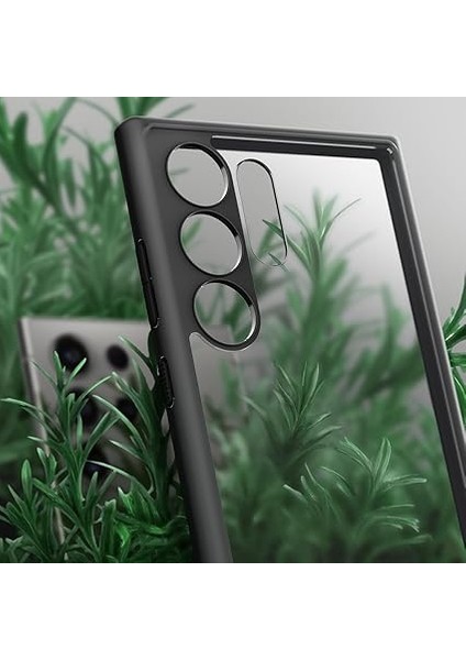Galaxy S24 Ultra ile Uyumlu Kılıf Ultra Hybrid Frost Black - ACS07296 modelleri