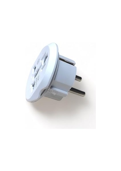 Türk Fişi Erkek – Universal Seyahat Adaptörü | F Tipi Erkek → Çoklu Ülke Dişi Giriş | Amerika, Ingiltere, Çin, Avustralya, Italya, Hindistan, Isviçre Uyumlu | 250V – 16A indirimleri