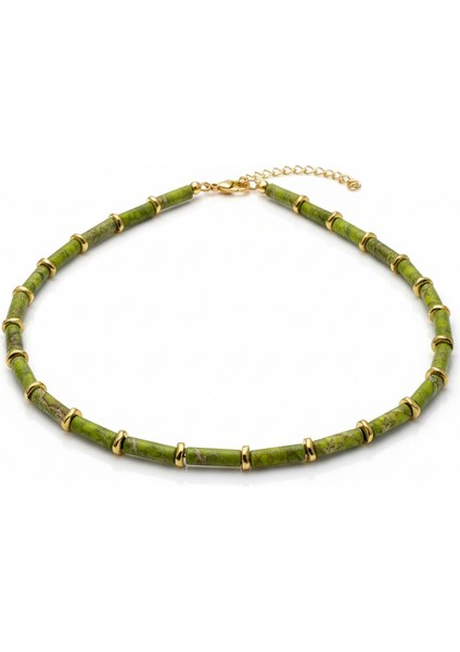 Renk Harmanı Doğal Taş Boncuk Kolye fiyatları