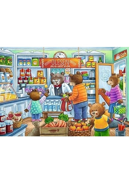 50765 2X12P Puz Alışverişe Gidiyoruz, Çok Renkli fırsatları