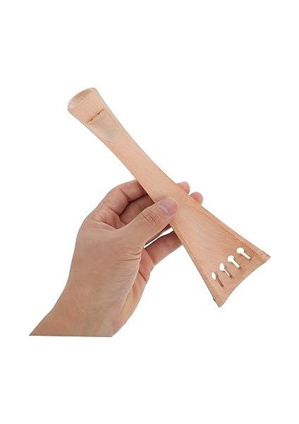 Viyolonsel Kuyruk Parçası Değişimi: Dört Akort Deliği Olan 4/4 Viyolonsel Ahşap Kuyruk Parçası - Profesyonel Viyolonsel Sanatçıları Için Masif Ahşap Gömme Kuyruk Parçası fırsatları