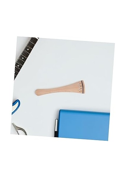 Viyolonsel Kuyruk Parçası Değişimi: Dört Akort Deliği Olan 4/4 Viyolonsel Ahşap Kuyruk Parçası - Profesyonel Viyolonsel Sanatçıları Için Masif Ahşap Gömme Kuyruk Parçası indirimleri