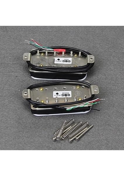 Alnico 2 Humbucker Pickup Hba2 Elektro Gitar Humbucker Boyun ve Köprü Pikap Seti, Beyaz indirimleri