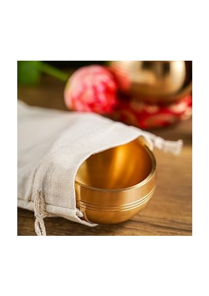 Bless El Yapımı Tibet Şarkı Kase Seti - Meditasyon, Yoga ve Çakra Dengeleme Için Nepal Ses Kasesi, Dekoratif Farkındalık Hediyesi (12 Cm/4,7 Inç) indirimleri