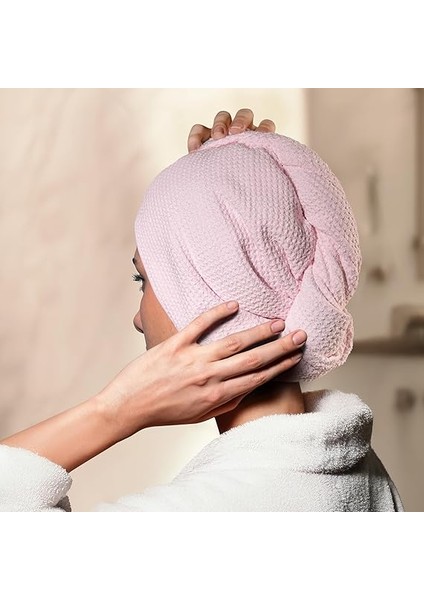 Mikrofiber Saç Bonesi - Pembe fiyatları