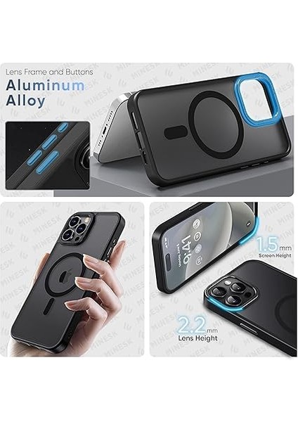 iPhone 11 Pro ile Uyumlu Mattcover Serisi Arkası Mat Polikarbonat Kenarları Silikon ve Köşeleri Güçlendirilmiş Kamera Korumalı Ince Silikon Kılıf (Düz, 11 Pro) indirimleri