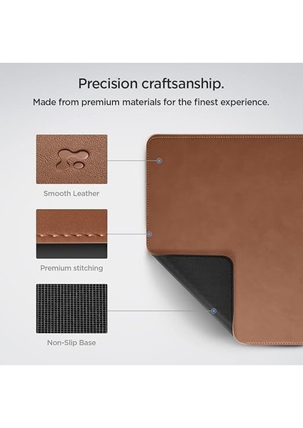 Regnum LD302 Büyük Boy 90 x 40 cm Mouse Pad (Velo Vegan Leather Technology) Brown - APP04763 indirimleri