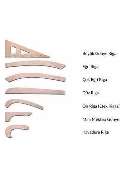 Ahşap Riga Cetl Seti 7 Parça 3 Mm, Orhanucuzluk fiyatları