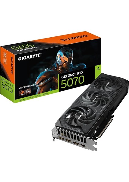 Geforce Rtx™ 5070 Wındforce Oc 12 Gb, 192 Bit, Gddr7, HDMI Ekran Kartı