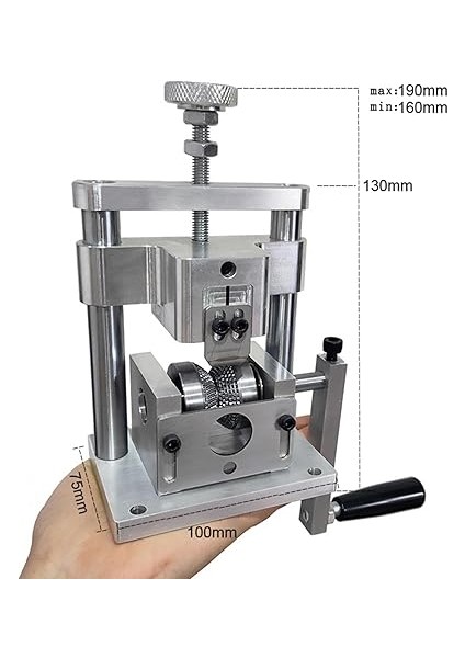 Taşınabilir Ev Tipi Tel Soyma Makinesi Alüminyum Alaşımlı Manuel Tel Soyma Aleti Hurda Bakır Kablo Soyma Makinesi El Kranklı El Elektrikli Matkap ile 2-20MM Tel Için Kullanın fırsatları