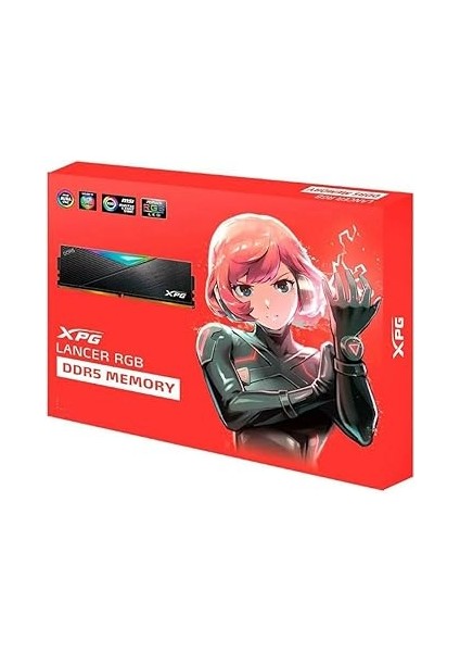 Lancer 64GB (2X32) 6000MHZ CL30 Ddr5 Ram AX5U6000C3032G-DCLARBK fiyatları