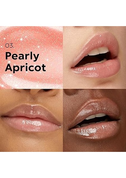 Milano Dudak Parlatıcısı - 3D Hydra Lip Gloss - 03 Pearly Apricot - Besleyici ve Nemlendirici fiyatları