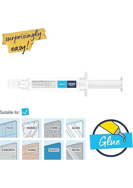 Quickglue A1 Yapıştırıcı | Duş / Banyo Aksesuarları | 41127000 fırsatları