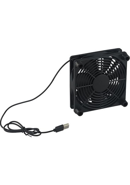 120MM USB Fan - Taşınabilir Elektronik Soğutma Fanı - 56CFM 5V USB Powered Case Fan Pc Fan Tablet Tv Alıcısı Yönlendirici Dvr Play Station (B) indirimleri