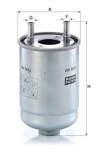 Yakıt Filtresi Wk 9012 x (Renault) modelleri