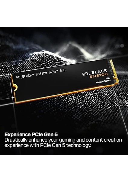 SN8100 1tb Pcıe 5.0x4 Nvme M.2 Ssd, 14.900 Mb/s / 11.000 Mb/sn'ye Ulaşabilen Sıralı Okuma/yazma Hızları, Tlc 3D Cba Nand fiyatları