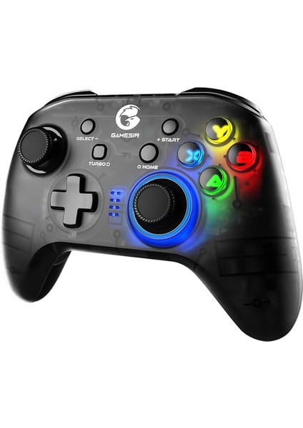 T4 Pro Yükseltme Pc Kontrolcüsü, Switch/windows Pc/iphone/android Için Yarı Şeffaf Kablosuz Oyun Kontrolcüsü