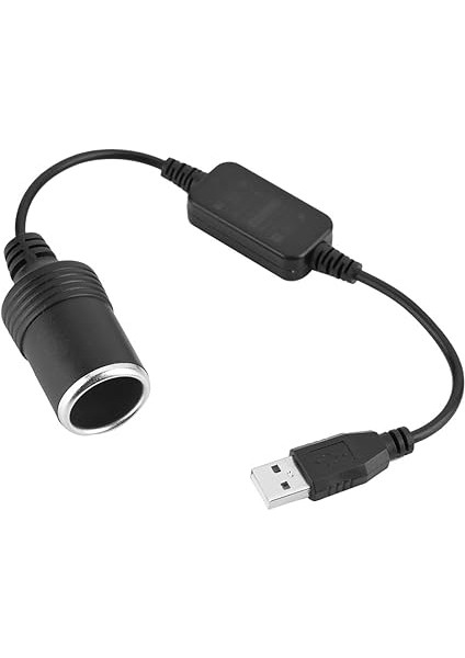 12V Otomatik USB Adaptörü ， Zigarettenanzünder Stecker Dönüştürücü Adaptör USB Araç Çakmak Fişi Erkek - Dişi 5V - 12V indirimleri