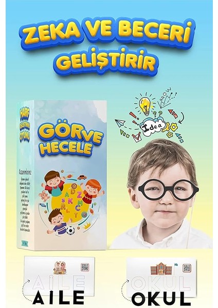 Harf Eşleştirme Oyunu Duyusal Eğitici Oyuncak - Eğlenceli Alfabe Öğrenme Ebeveyn Çocuk Etkileşimi