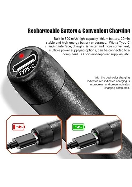 Taşınabilir Akıllı Elektrikli Havya Çok Fonksiyonlu Lehimleme Kaynak Kalemi, Lehimleme Onarımı ve Bakım Kullanımı Için 300-450 ° Sıcaklık Ayarlama Fonksiyonu ile Kırmızı Havya Seti modelleri