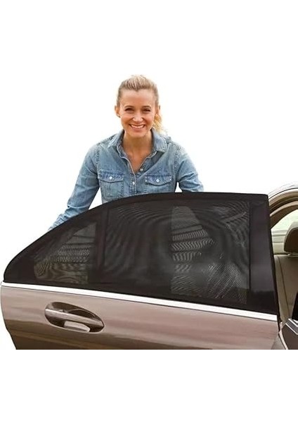 Oto Güneşlik Perde Araba Yan Cam Perdesi Önleyici Araç Içi Güneşliği Için Güneş Sinekliği Arka Koltuk Örtü Koruyucu fırsatları